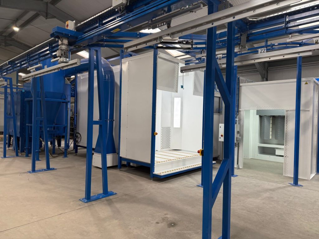 Automatic Powder Coating Plant with Cyclone Recovery System