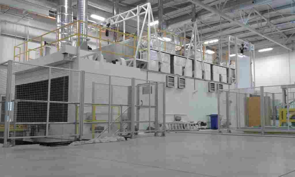 Industrial drying rooms compressed